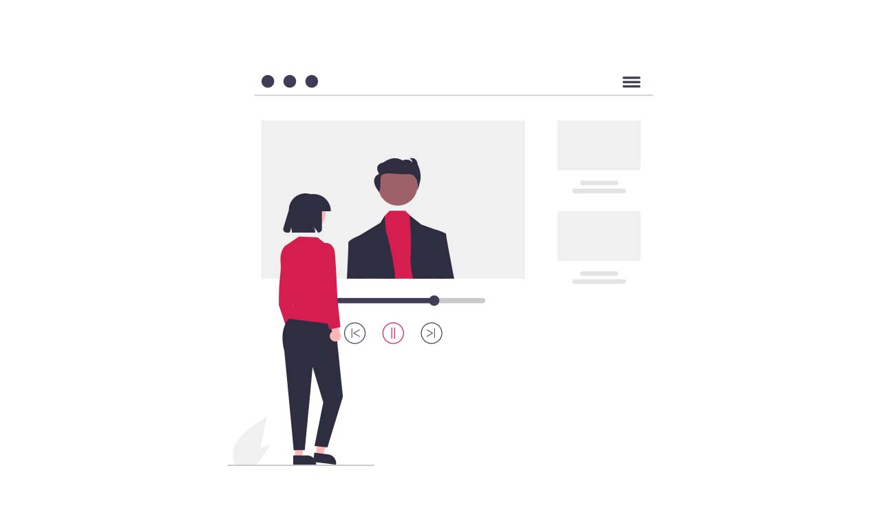 youtubeのイラスト